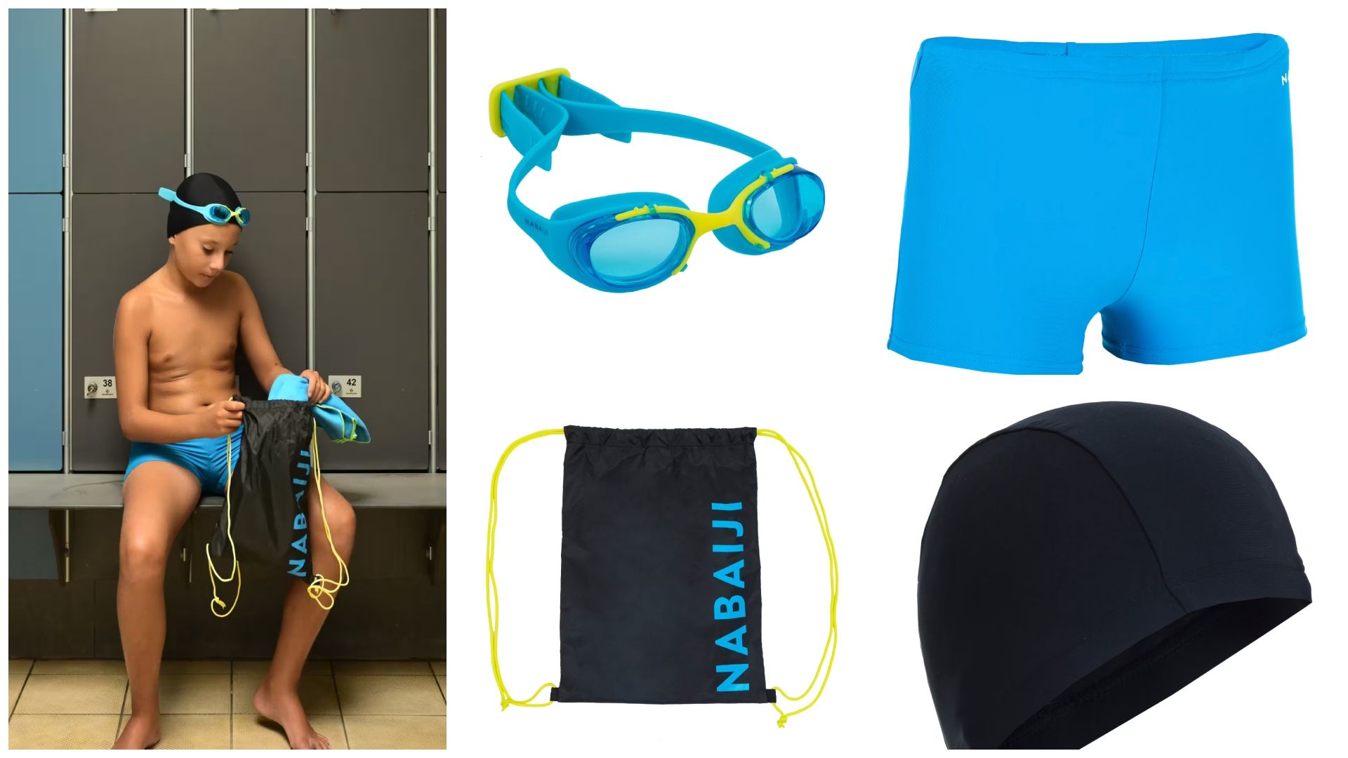 Kit Natación Niño Nabaiji