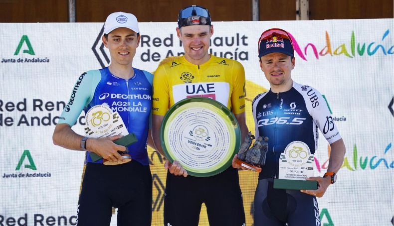 sivakov berthet y pidcock podio de la vuelta a andalucia 2025 2 790x454