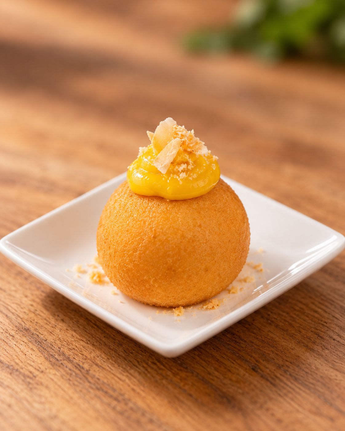 Receta 3. Ninyoyaki de mango, chocolate blanco y curry
