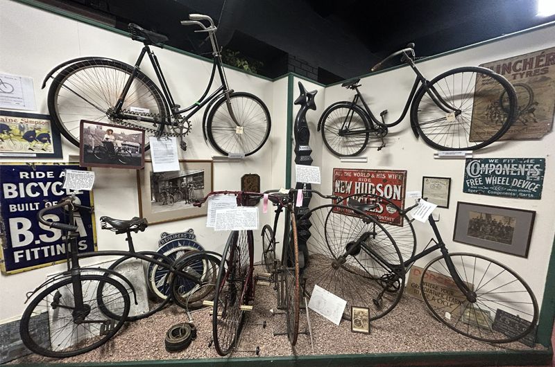 Welsh National Cycling Museumn cuenta con 260 bicicletas.