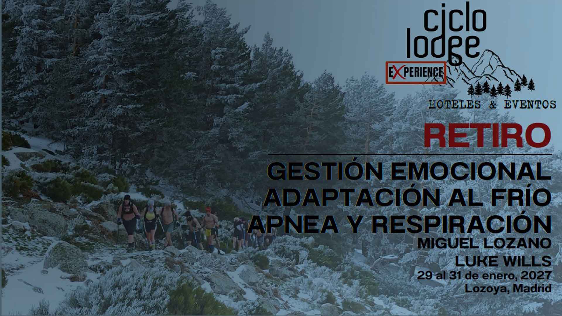 Retiro de respiración y adaptación al frío en Ciclolodge el Nevero 2027