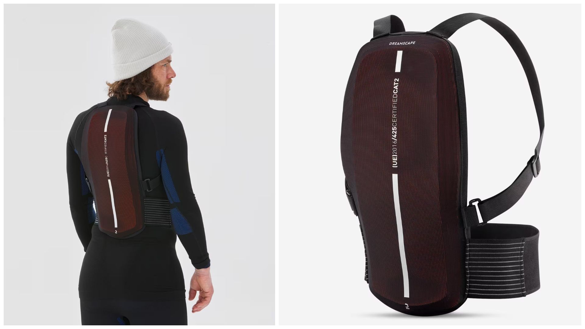 Protección dorsal esquí, snowboard y bicicleta de montaña Dreamscape DBCK 100