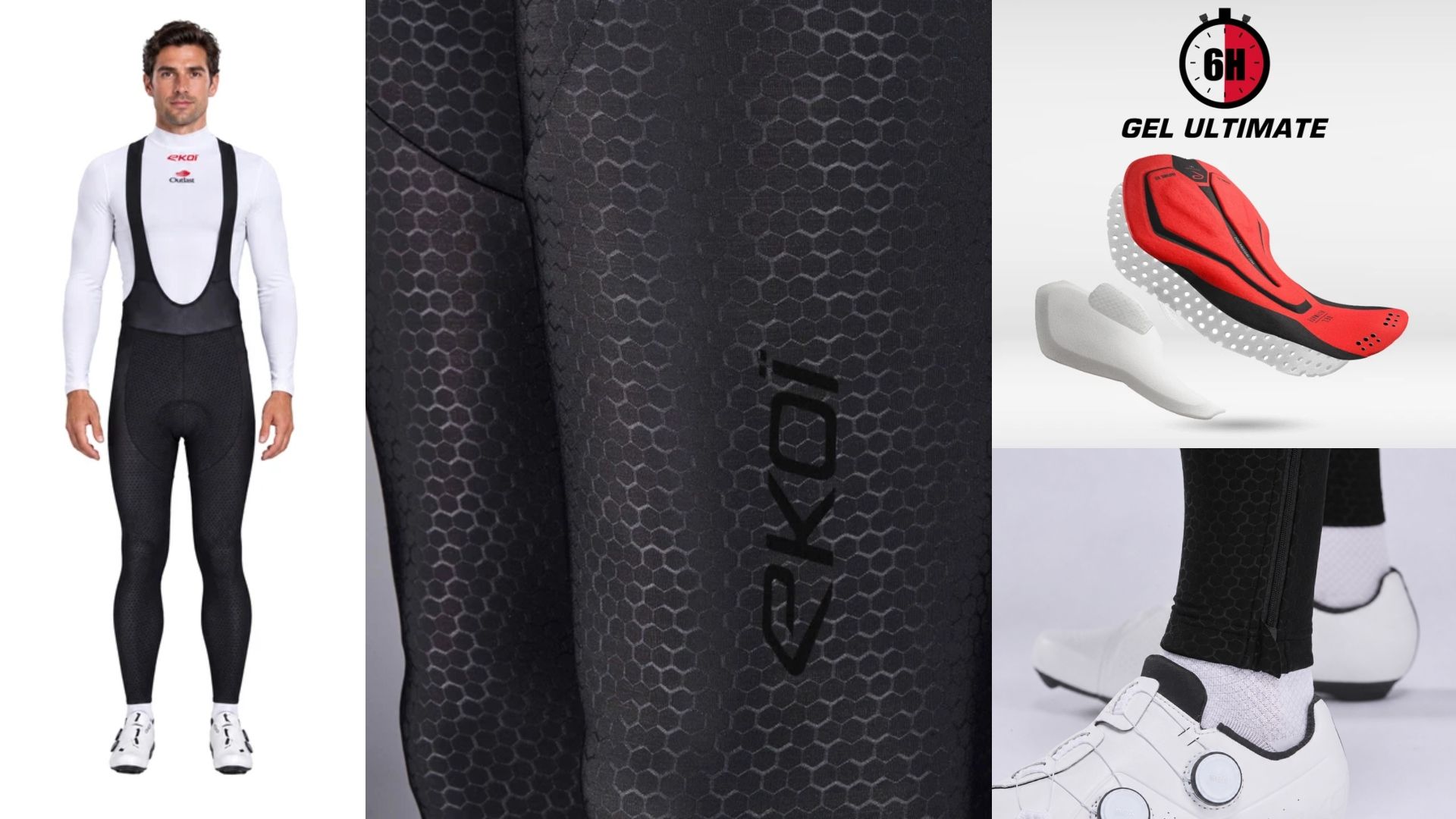 Culote hidro repelente EKOI Perf HEXA GEL ULTIMATE