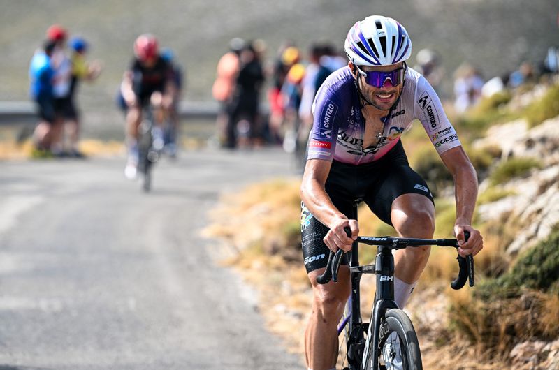 Mario Aparicio tuvo cerca el triunfo en la Sierra de la Pandera en La Vuelta.