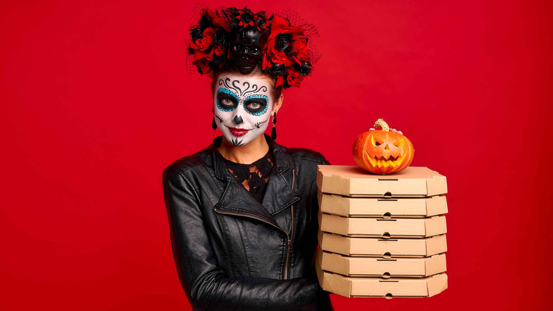 Recetas de pizzas terroríficas para Halloween