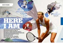Imagen de Galeria de Impresionantes vídeos de  María Sharapova y otras atletas