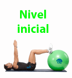 Imagen de Galeria de Ejercicios con fitness-ball nivel inicial