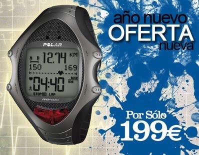 Imagen de Galeria de Pulsómetro Polar RS400SD y 12 números de Sport Life por 199€