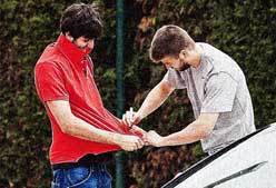 Imagen de Galeria de Gerard Piqué y Ricky Rubio se enfrentan...por el GS Polo Nike