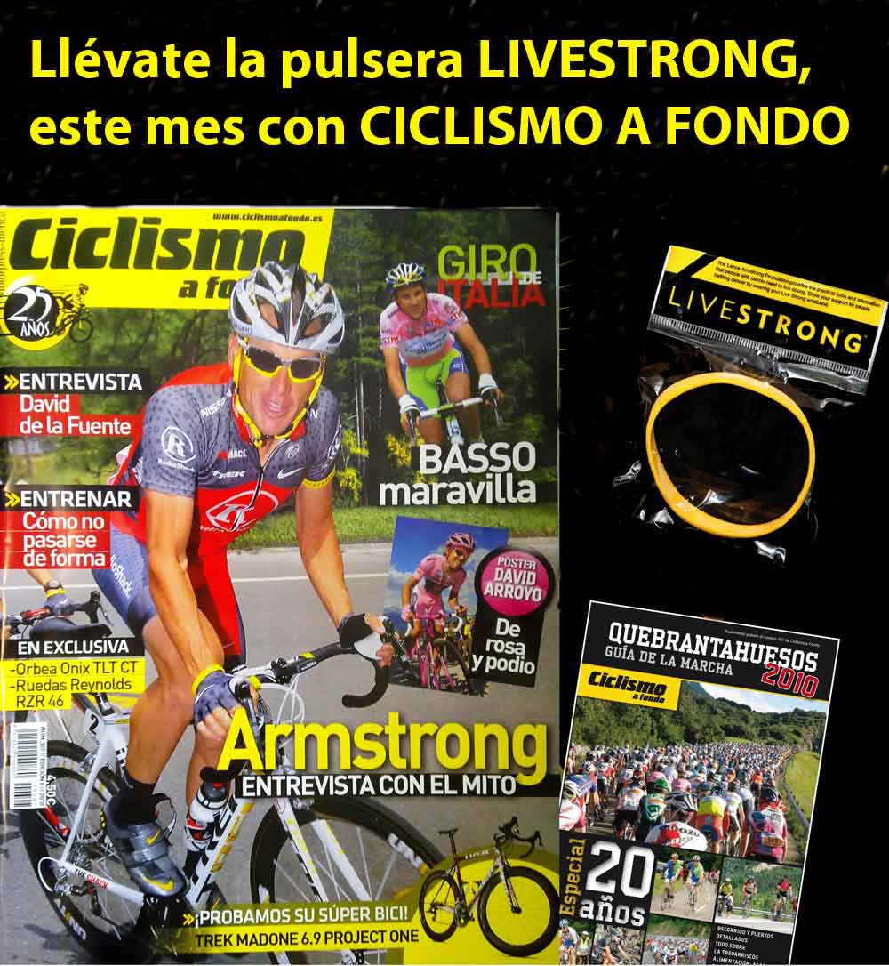 Imagen de Galeria de Consigue con Ciclismo a fondo la pulsera Livestrong