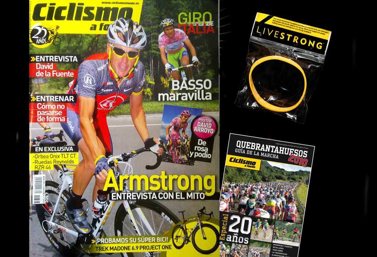 Imagen de Galeria de Consigue con Ciclismo a fondo la pulsera Livestrong