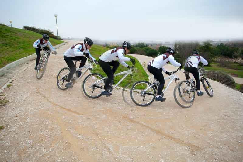 Secuencia giro ok caída bici