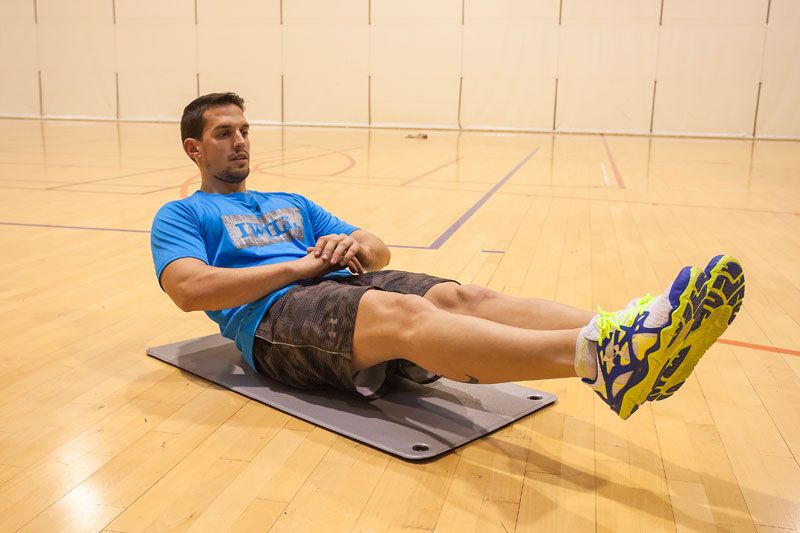 Abdominales inferiores isométricos