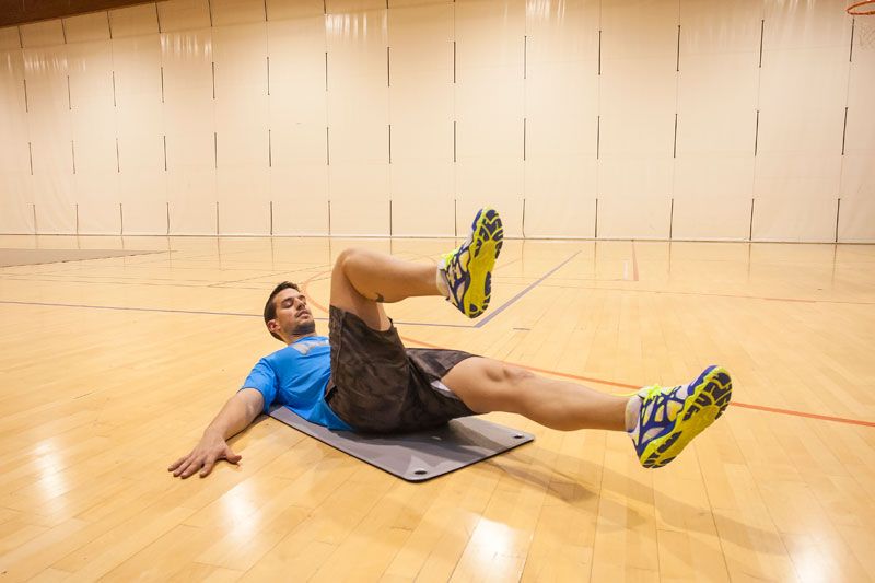 Abdominales inferiores tijeras