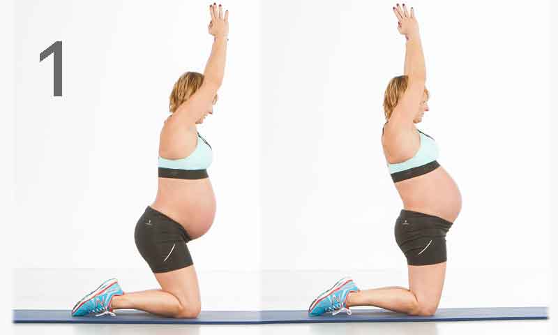 Galería plan de entrenamiento para embarazadas: tercer trimestre
