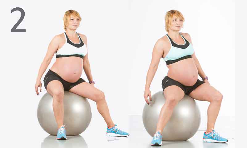 Galería plan de entrenamiento para embarazadas: tercer trimestre