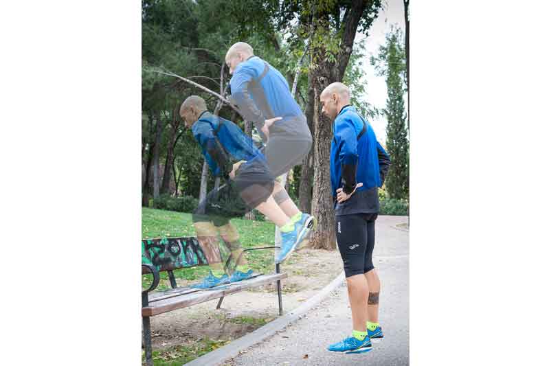 Subidas a una valla con salto