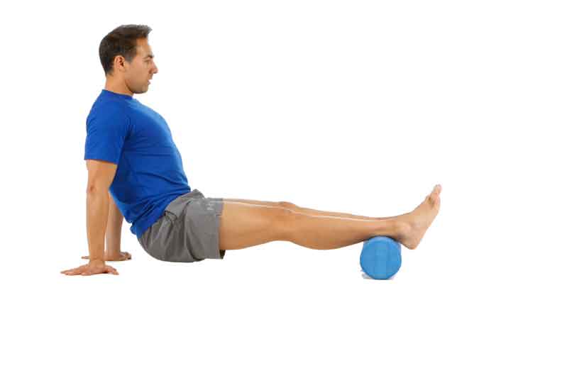 Repite dos veces estos tres ejercicios con roller