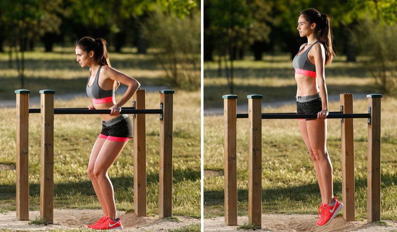 ¡Entrenamiento total! Circuito funcional en el parque