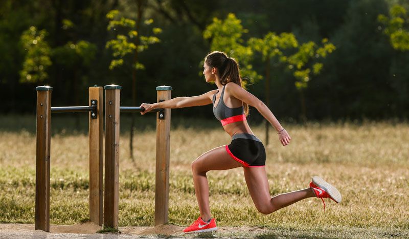 ¡Entrenamiento total! Circuito funcional en el parque