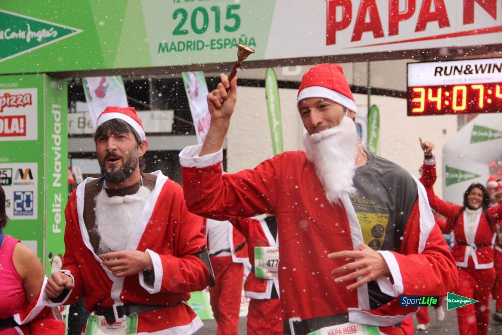 Galería de la Carrera de Papá Noel, entraeda en meta desde el minuto 27 al 37