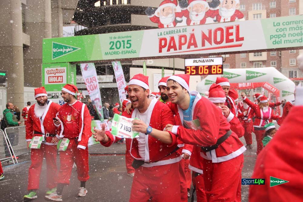 Galería de la Carrera de Papá Noel, entraeda en meta desde el minuto 27 al 37