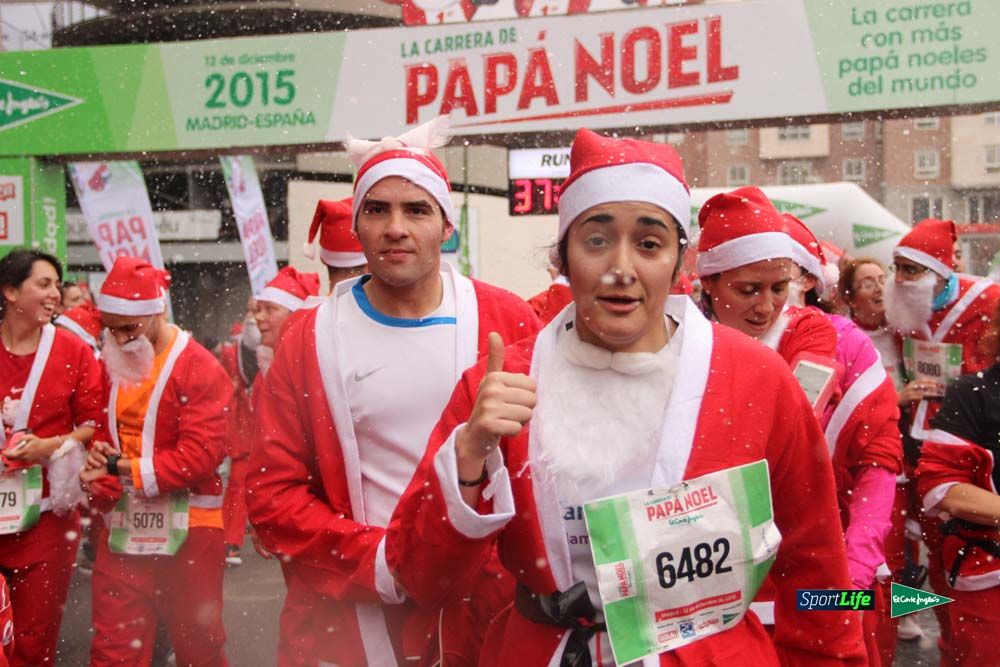 Galería de la Carrera de Papá Noel, entraeda en meta desde el minuto 27 al 37