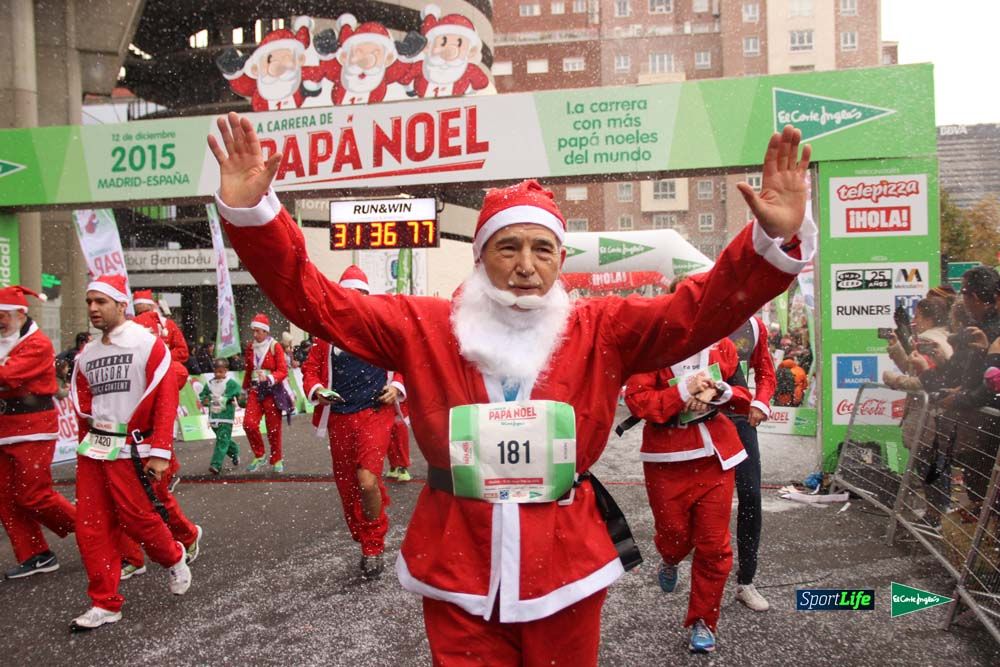 Galería de la Carrera de Papá Noel, entraeda en meta desde el minuto 27 al 37