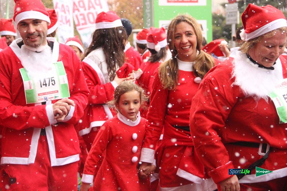 Carrera de Papá Noel, entrada en meta minuto 50 al 56