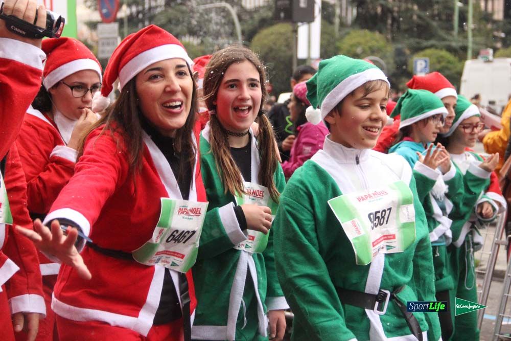 Carrera de Papá Noel, entrada en meta minuto 50 al 56