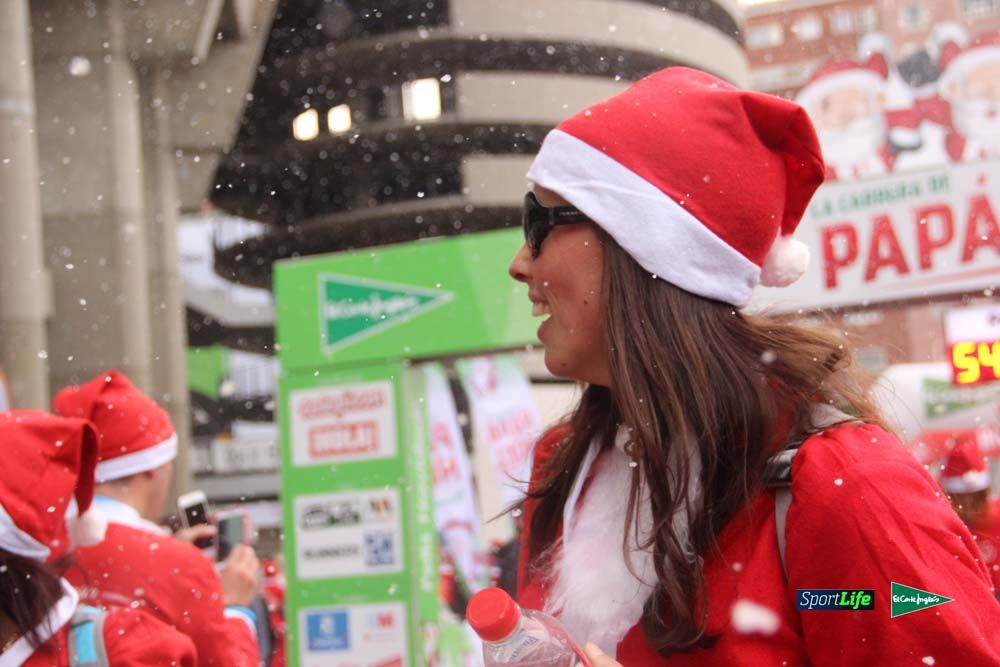 Carrera de Papá Noel, entrada en meta minuto 50 al 56