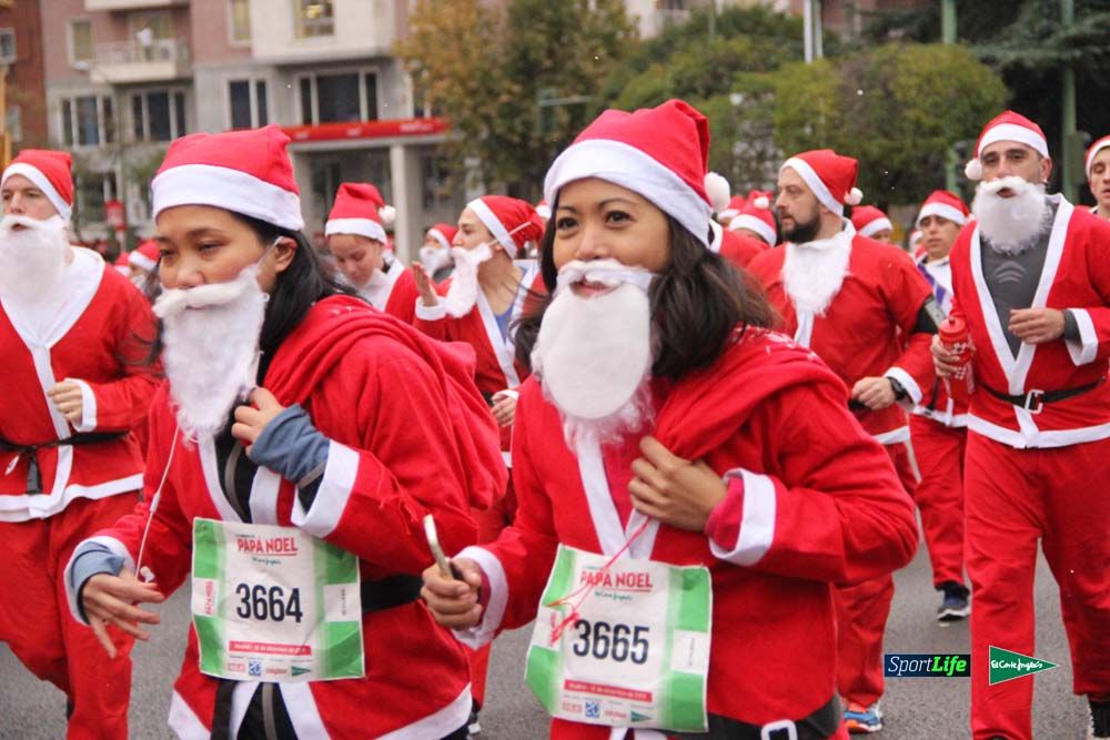 Galería de la Carrera de Papá Noel, ambiente y salida