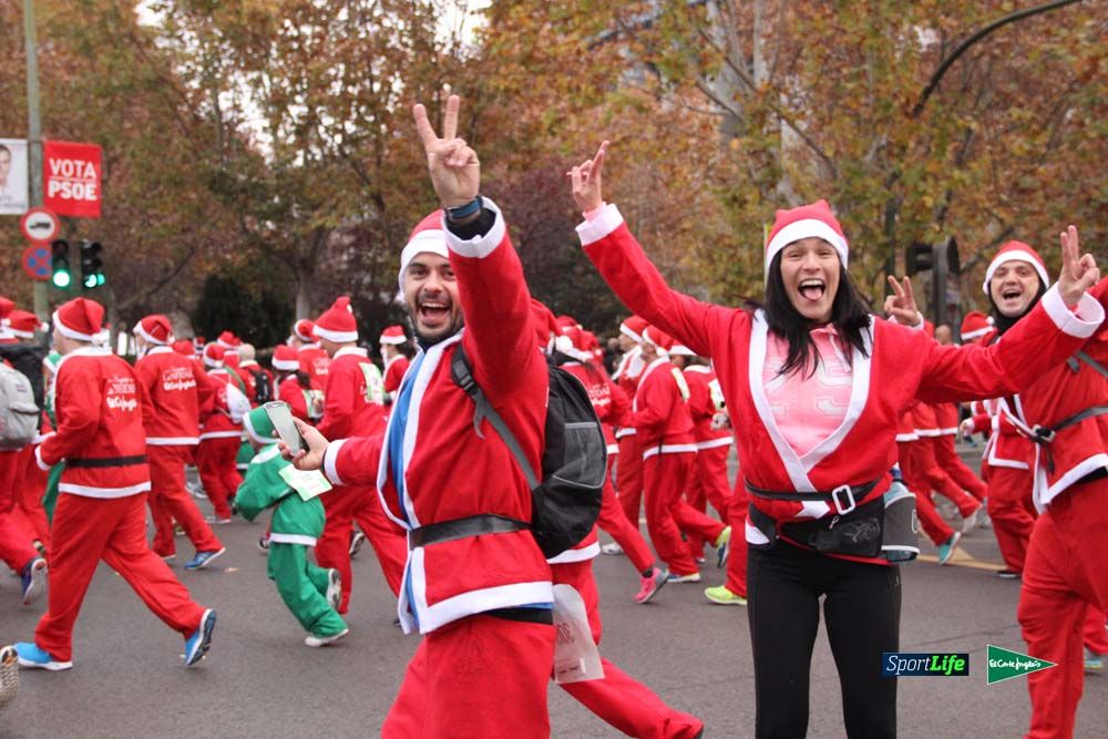 Galería de la Carrera de Papá Noel, ambiente y salida