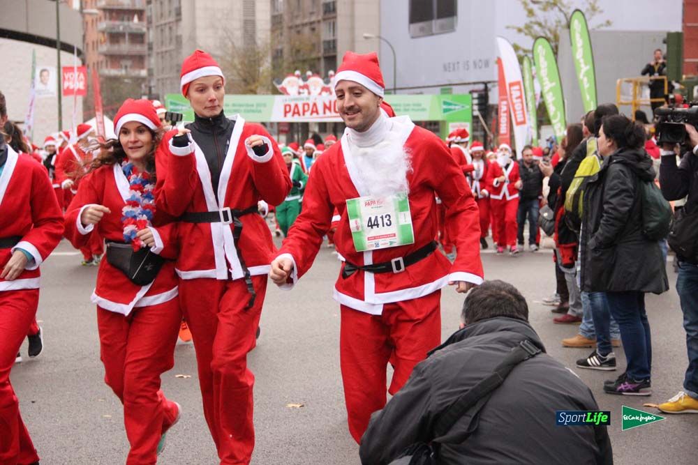 Galería de la Carrera de Papá Noel, ambiente y salida