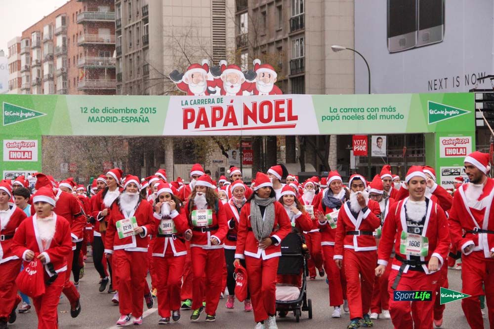 Galería de la Carrera de Papá Noel, ambiente y salida
