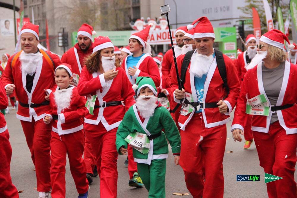 Galería de la Carrera de Papá Noel, ambiente y salida
