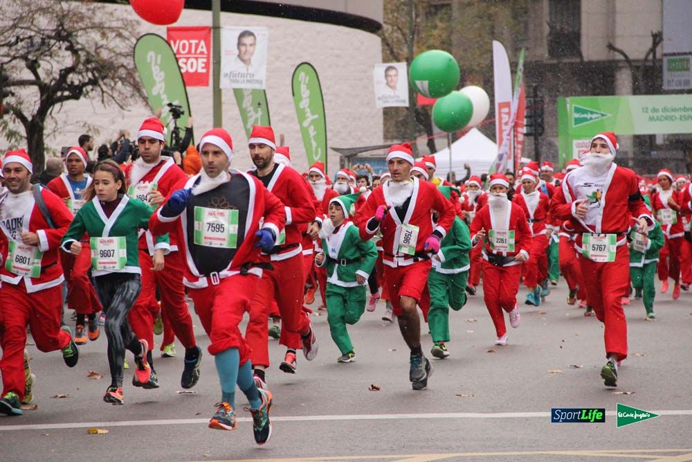 Galería de la Carrera de Papá Noel, ambiente y salida