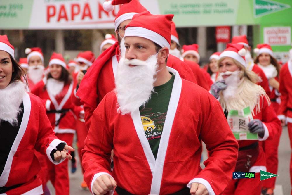 Galería de la Carrera de Papá Noel, ambiente y salida
