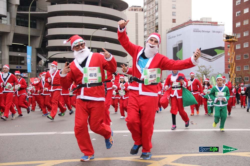 Galería de la Carrera de Papá Noel, ambiente y salida