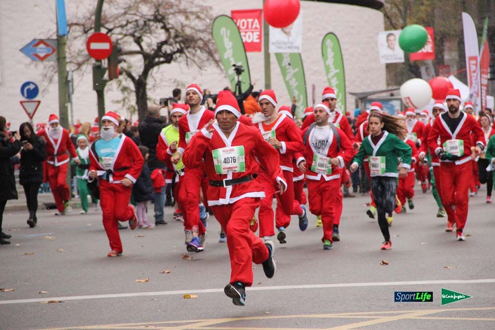 Galería de la Carrera de Papá Noel, ambiente y salida