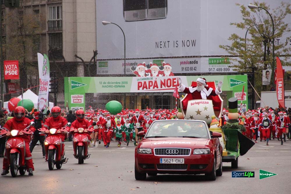 Galería de la Carrera de Papá Noel, ambiente y salida