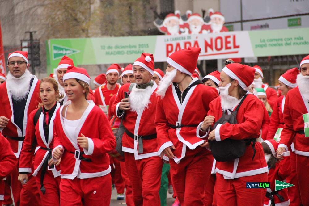 Galería de la Carrera de Papá Noel, ambiente y salida