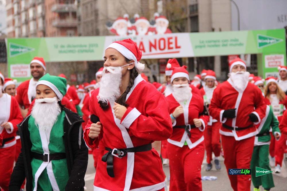 Galería de la Carrera de Papá Noel, ambiente y salida