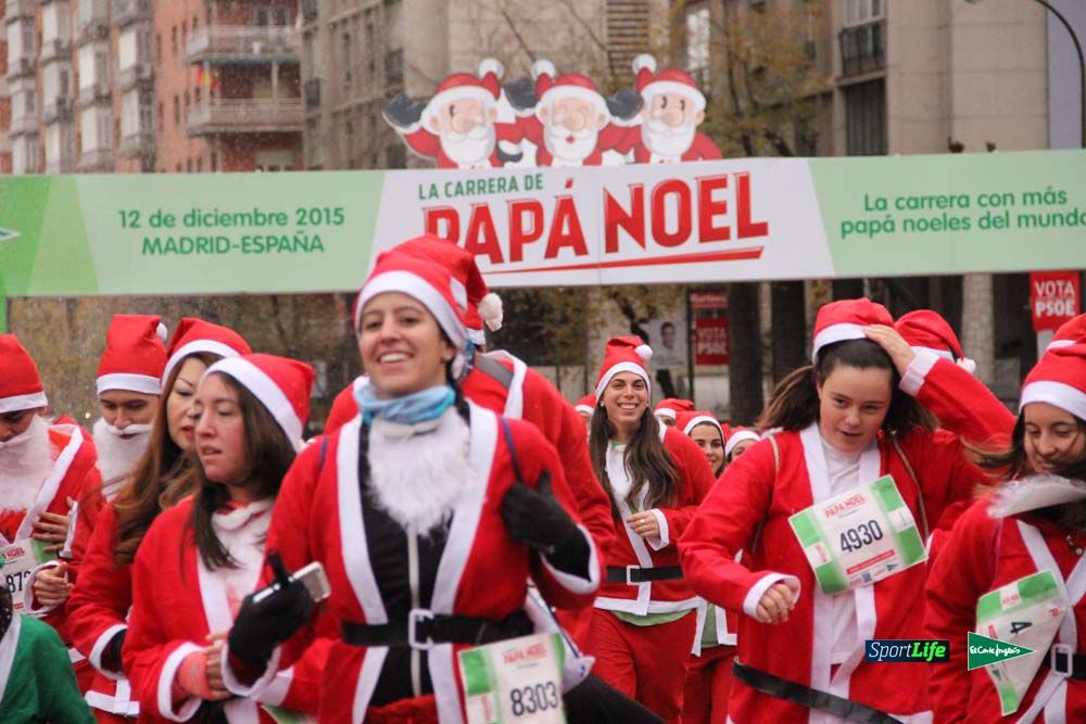 Galería de la Carrera de Papá Noel, ambiente y salida