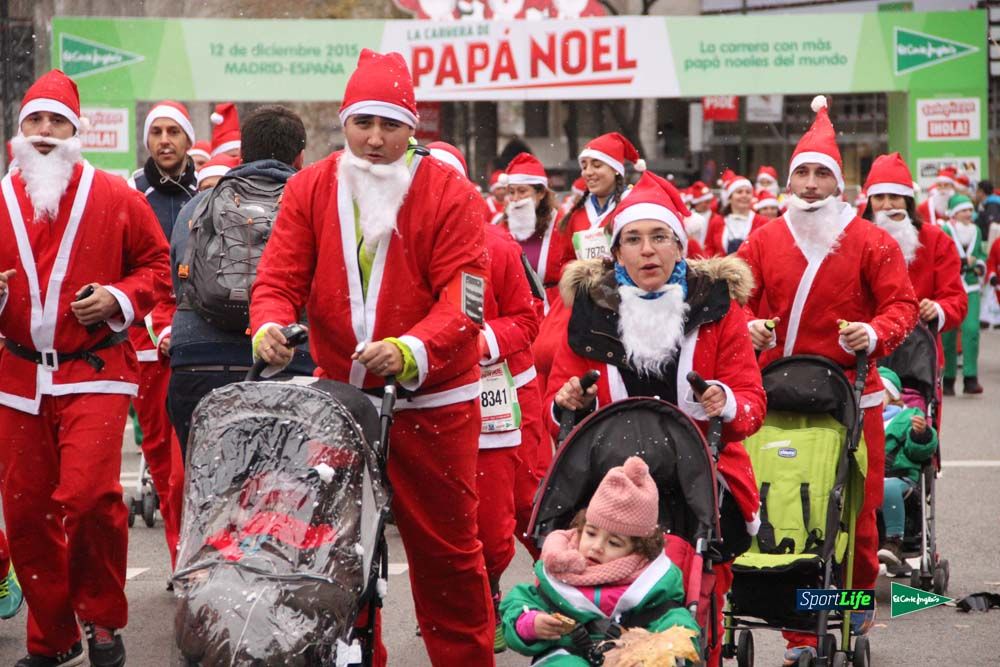 Galería de la Carrera de Papá Noel, ambiente y salida