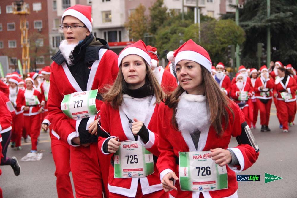 Galería de la Carrera de Papá Noel, ambiente y salida