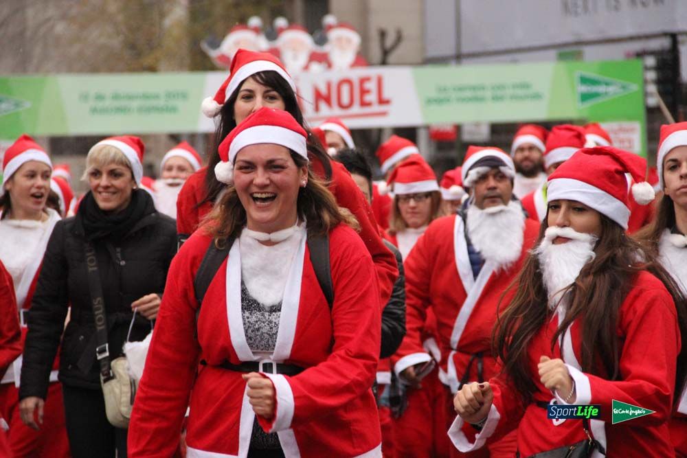 Galería de la Carrera de Papá Noel, ambiente y salida