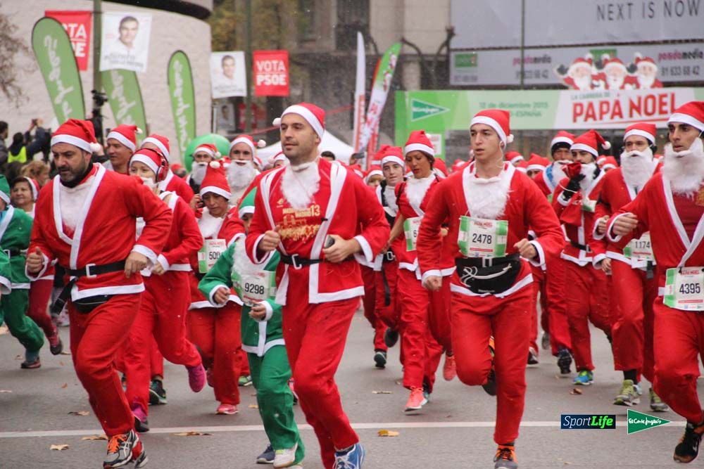 Galería de la Carrera de Papá Noel, ambiente y salida