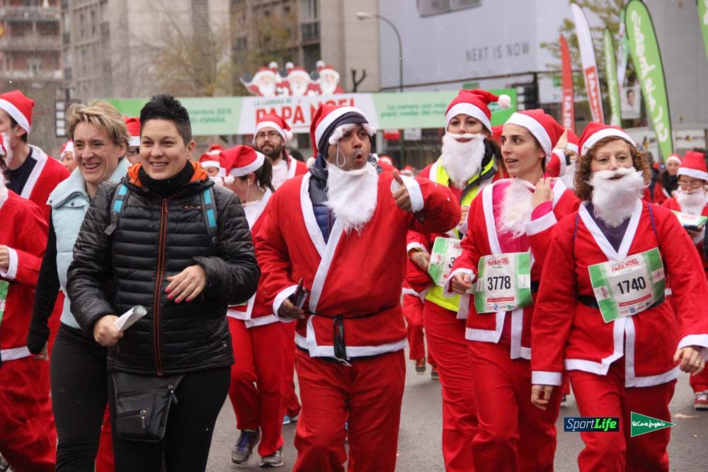 Galería de la Carrera de Papá Noel, ambiente y salida