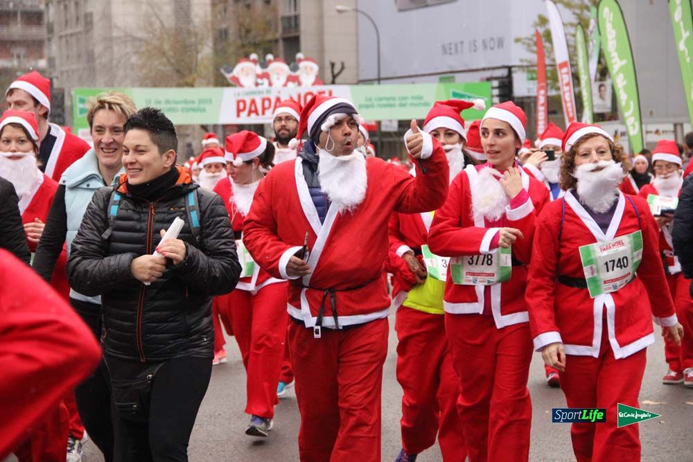 Galería de la Carrera de Papá Noel, ambiente y salida